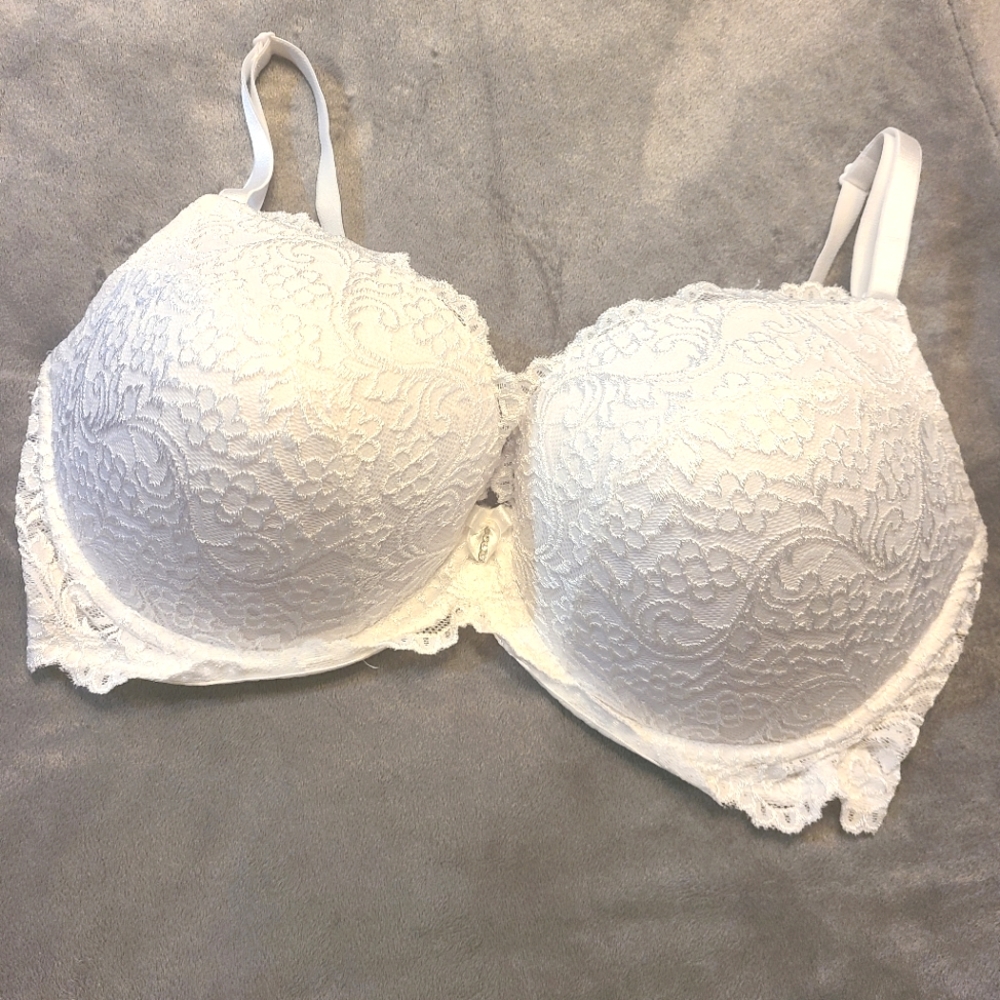 White Lace Bra